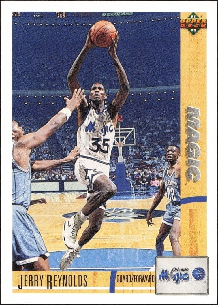 1991-92 Upper-Deck Jerry Reynolds #286 trading card