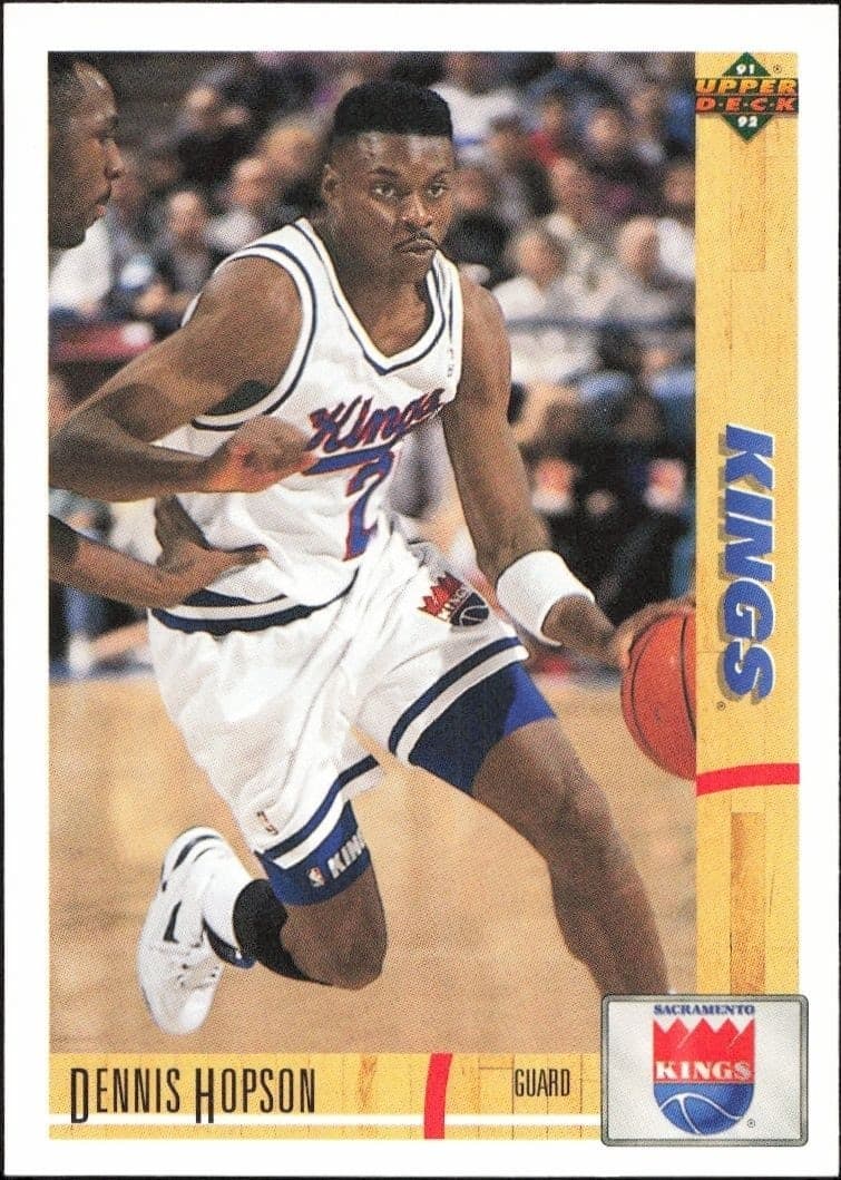 1991-92 Upper-Deck Dennis Hopson #433 trading card