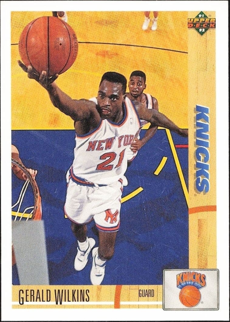 1991-92 Upper Deck Gerald Wilkins #234 basketball trading card front