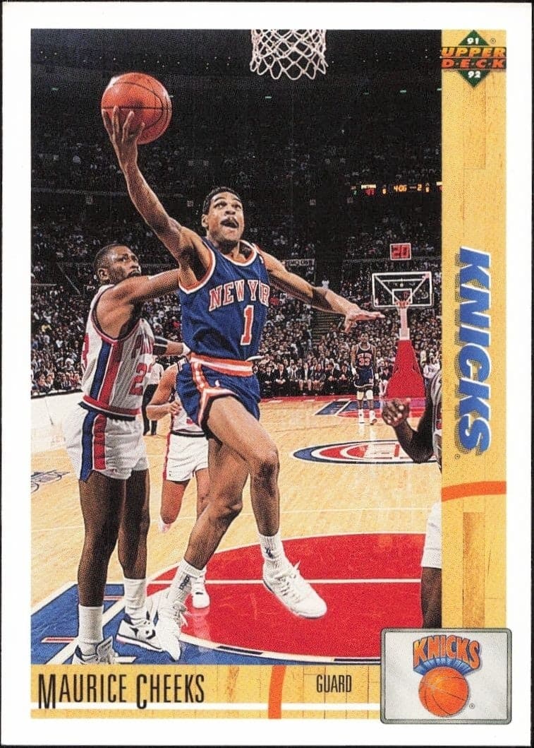 1991-92 Upper-Deck Maurice Cheeks #281 trading card