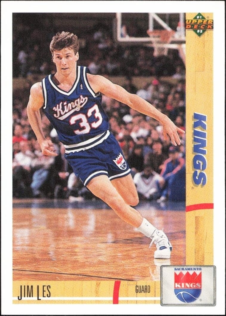 1991-92 Upper Deck Jim Les #360 basketball trading card front