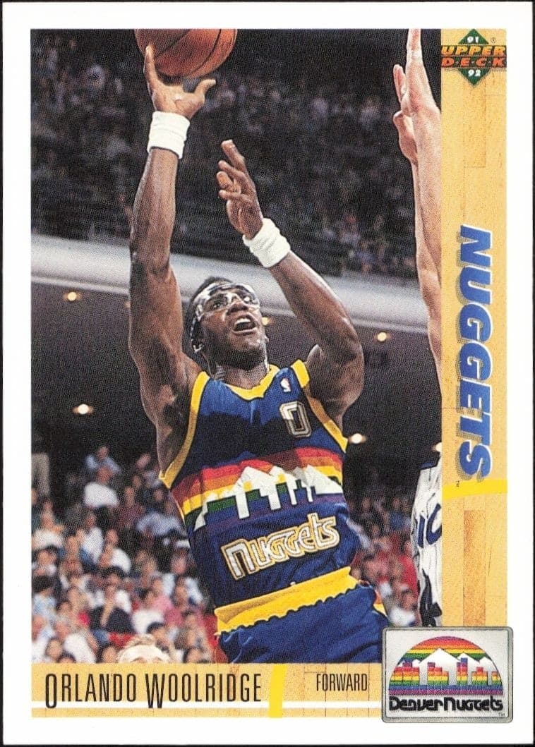 1991-92 Upper Deck Orlando Woolridge #352 basketball trading card front