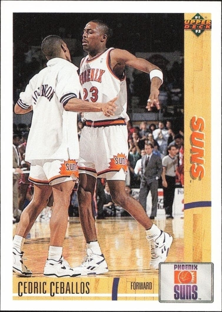 1991-92 Upper-Deck Cedric Ceballos #160 trading card