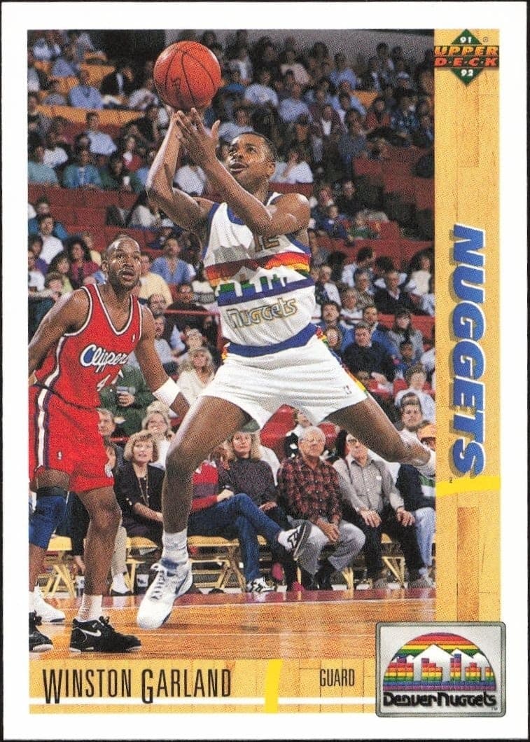 1991-92 Upper-Deck Winston Garland #486 trading card