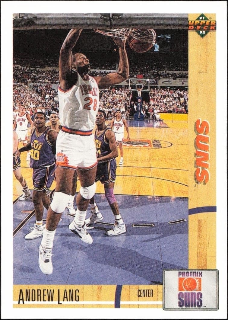 1991-92 Upper-Deck Andrew Lang #158 trading card