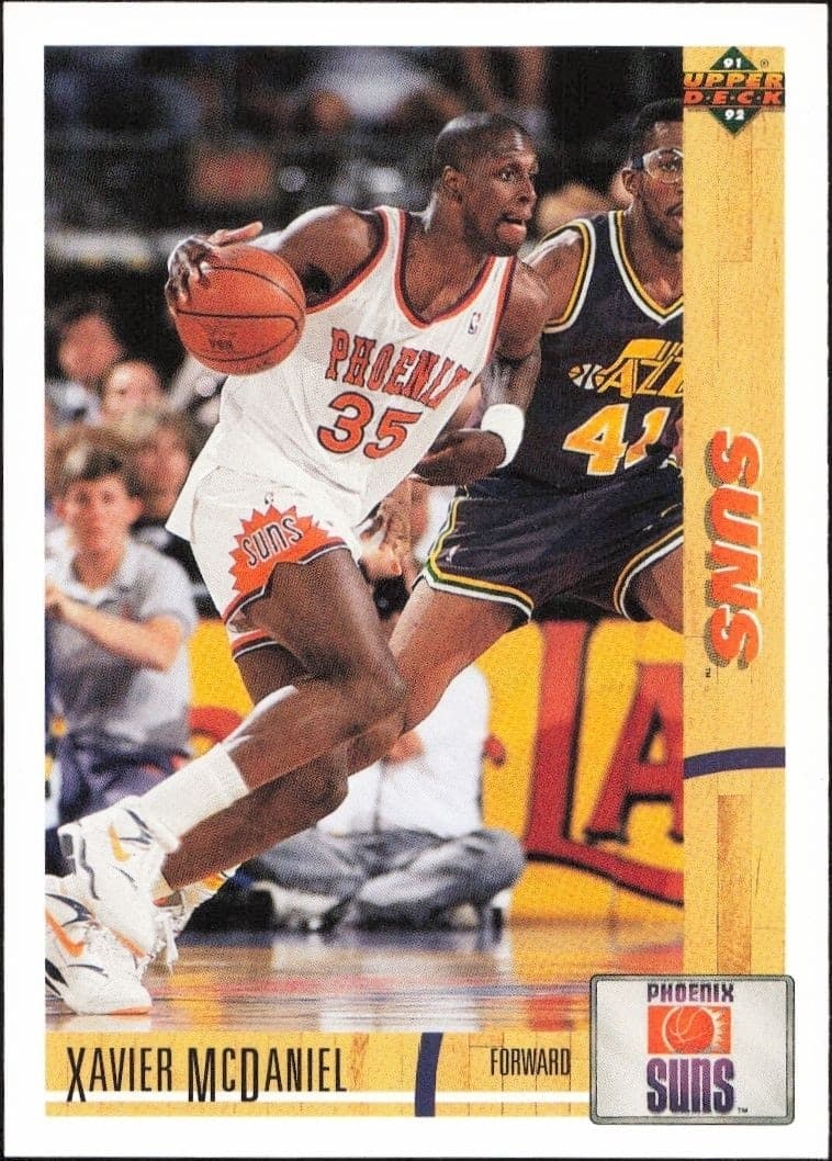 1991-92 Upper Deck Xavier McDaniel #151 basketball trading card front
