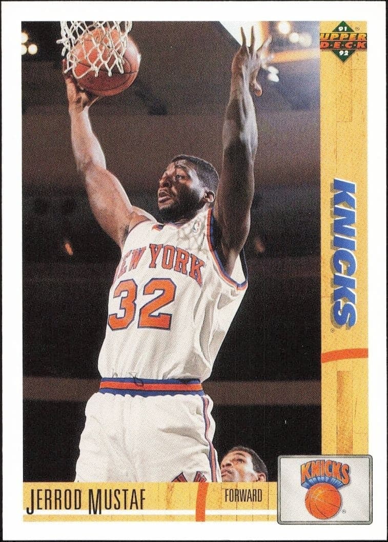 1991-92 Upper Deck Jerrod Mustaf #284 basketball trading card front