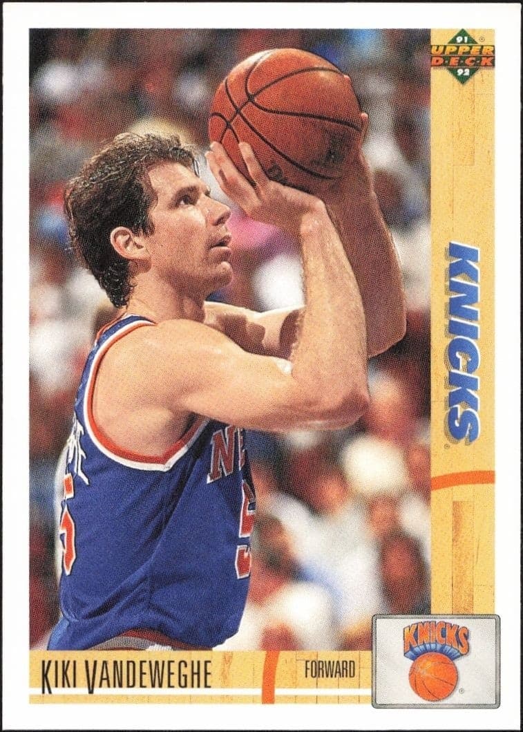 1991-92 Upper Deck Kiki Vandeweghe #323 basketball trading card front