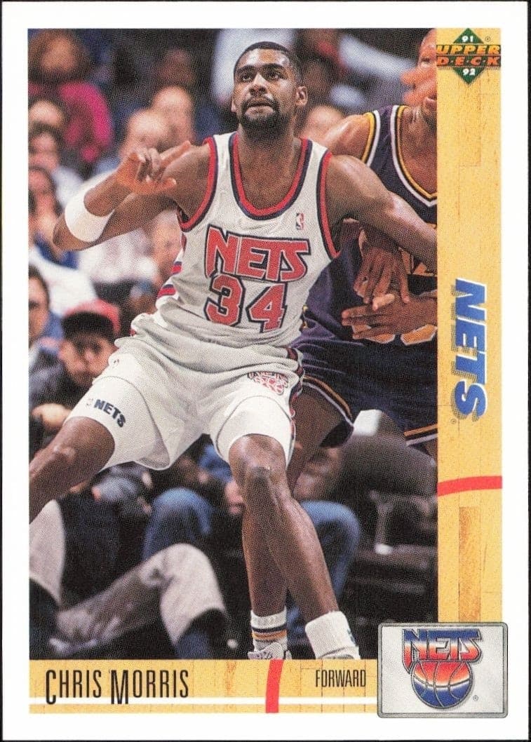 1991-92 Upper Deck Chris Morris #339 basketball trading card front