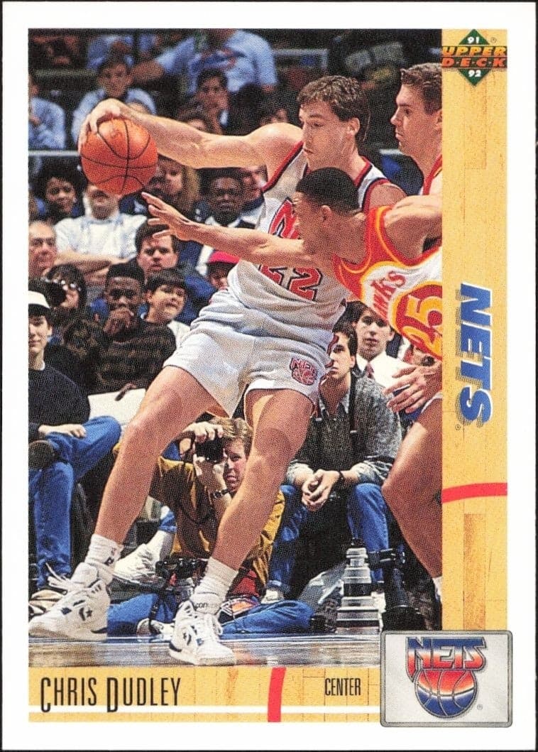 1991-92 Upper Deck Chris Dudley #311 basketball trading card front