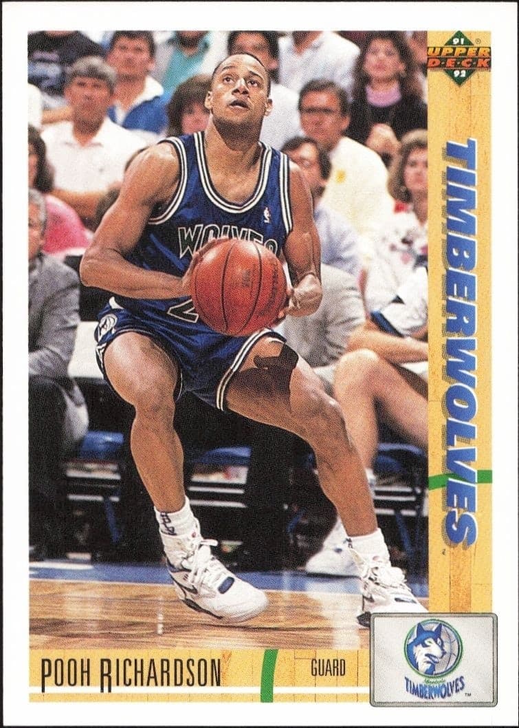 1991-92 Upper Deck Pooh Richardson #246 basketball trading card front