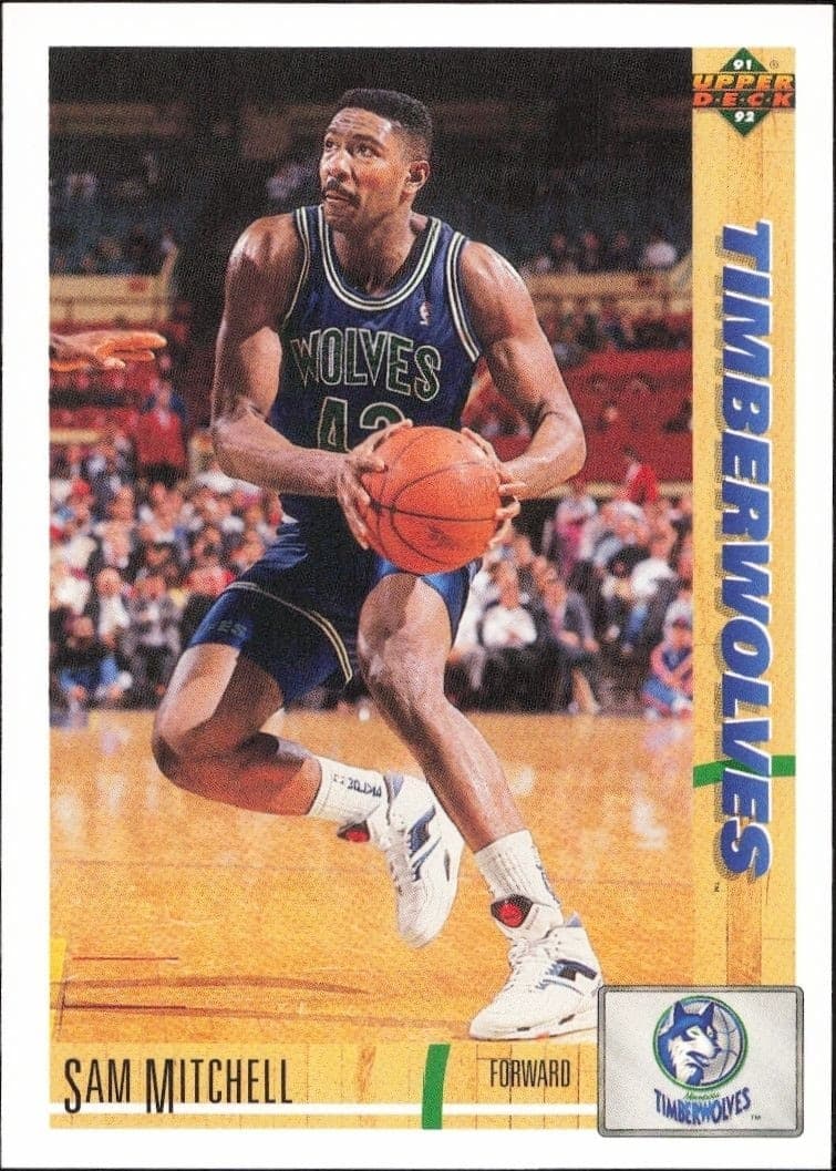 1991-92 Upper Deck Sam Mitchell #309 basketball trading card front