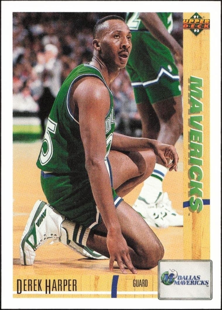 1991-92 Upper Deck Derek Harper #137 basketball trading card front