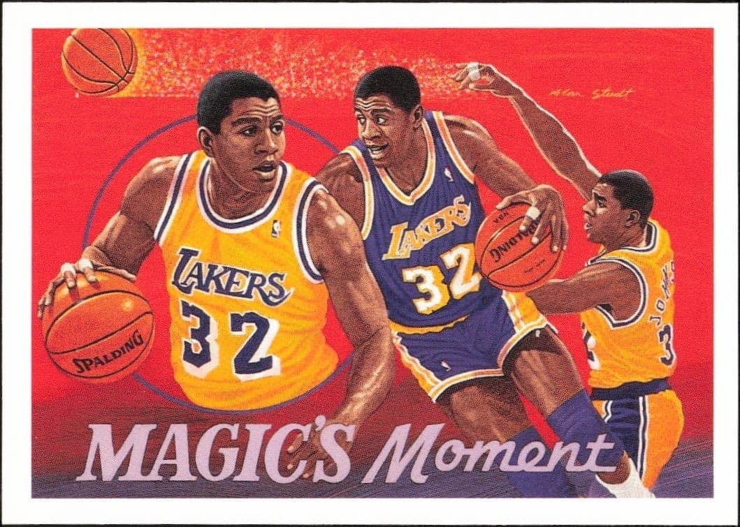 1991-92 Upper-Deck Magic Johnson #29 trading card