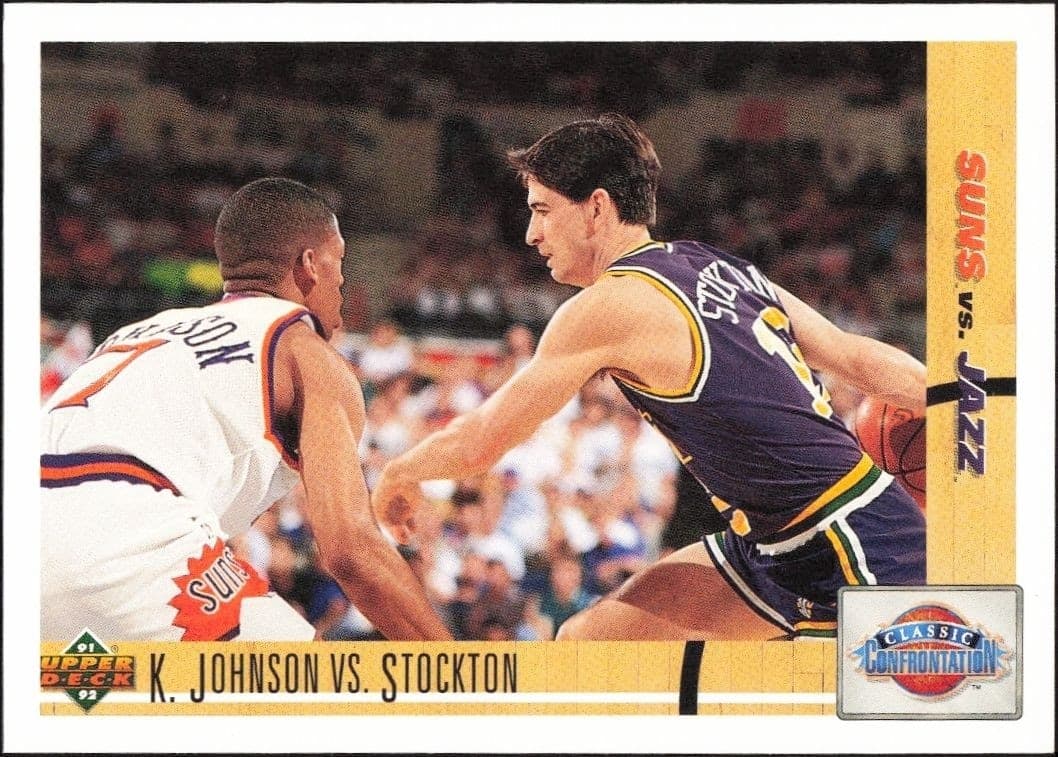 1991-92 Upper Deck Kevin Johnson #32 basketball trading card front