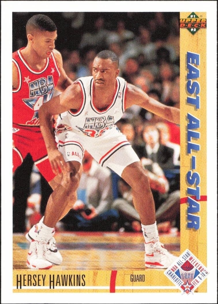 1991-92 Upper Deck Hersey Hawkins #71 basketball trading card front