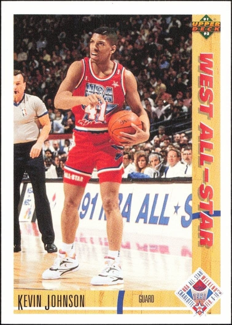 1991-92 Upper Deck Kevin Johnson #59 basketball trading card front