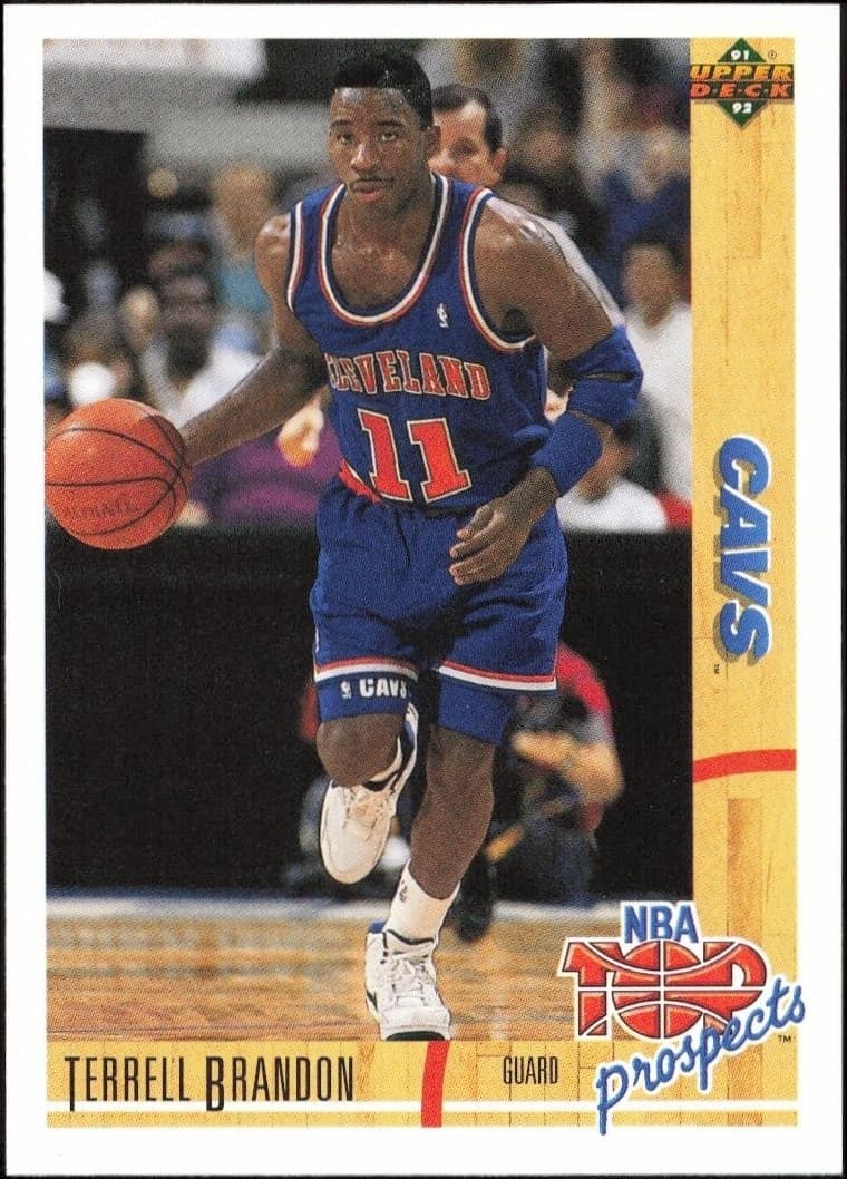 1991-92 Upper-Deck Terrell Brandon #441 trading card
