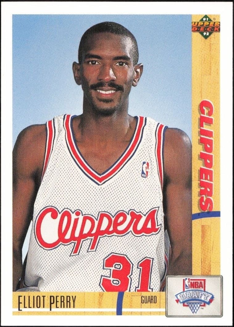 1991-92 Upper Deck Elliot Perry #18 basketball trading card front