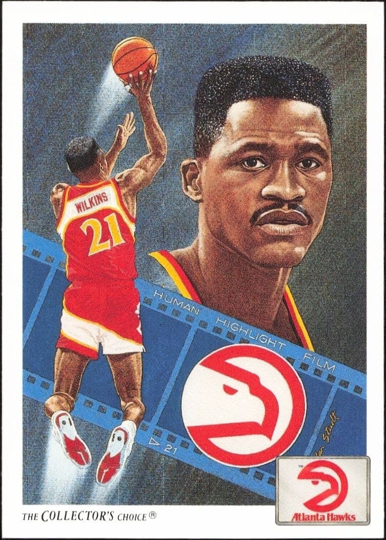 1991-92 Upper Deck Dominique Wilkins #79 basketball trading card front