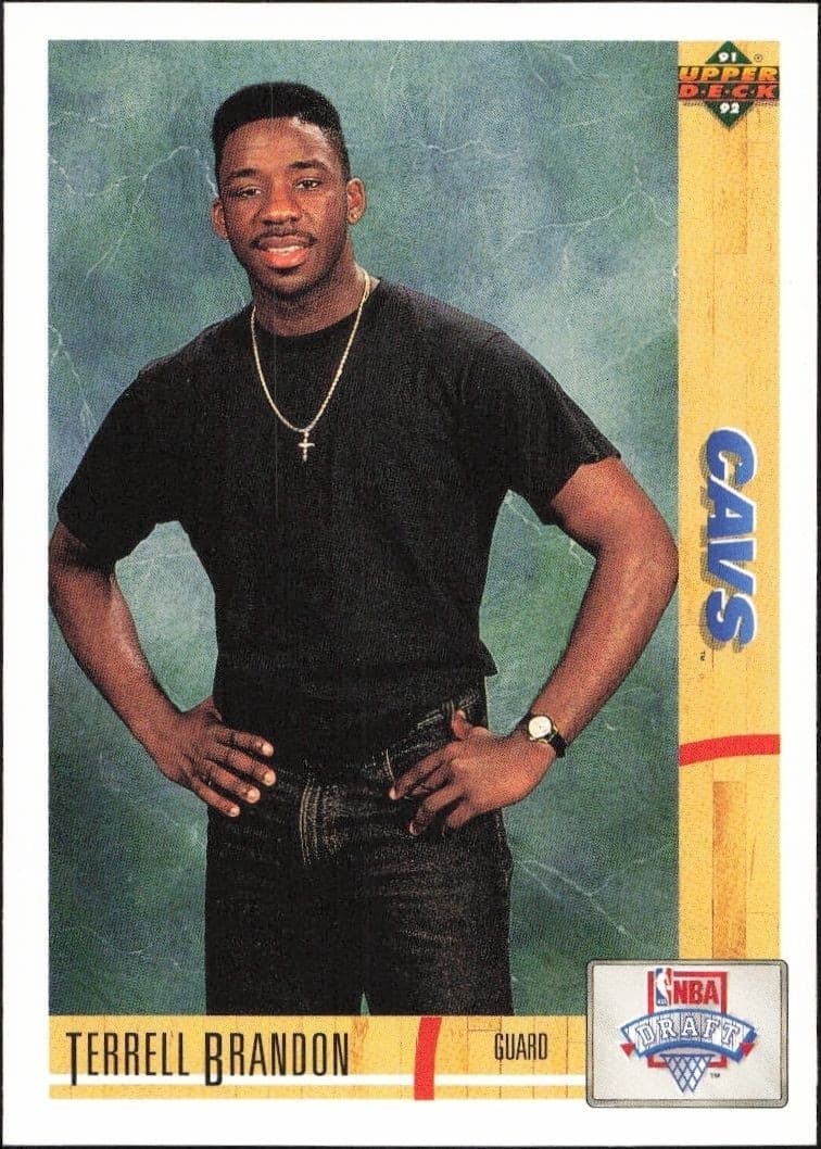 1991-92 Upper-Deck Terrell Brandon #6 trading card