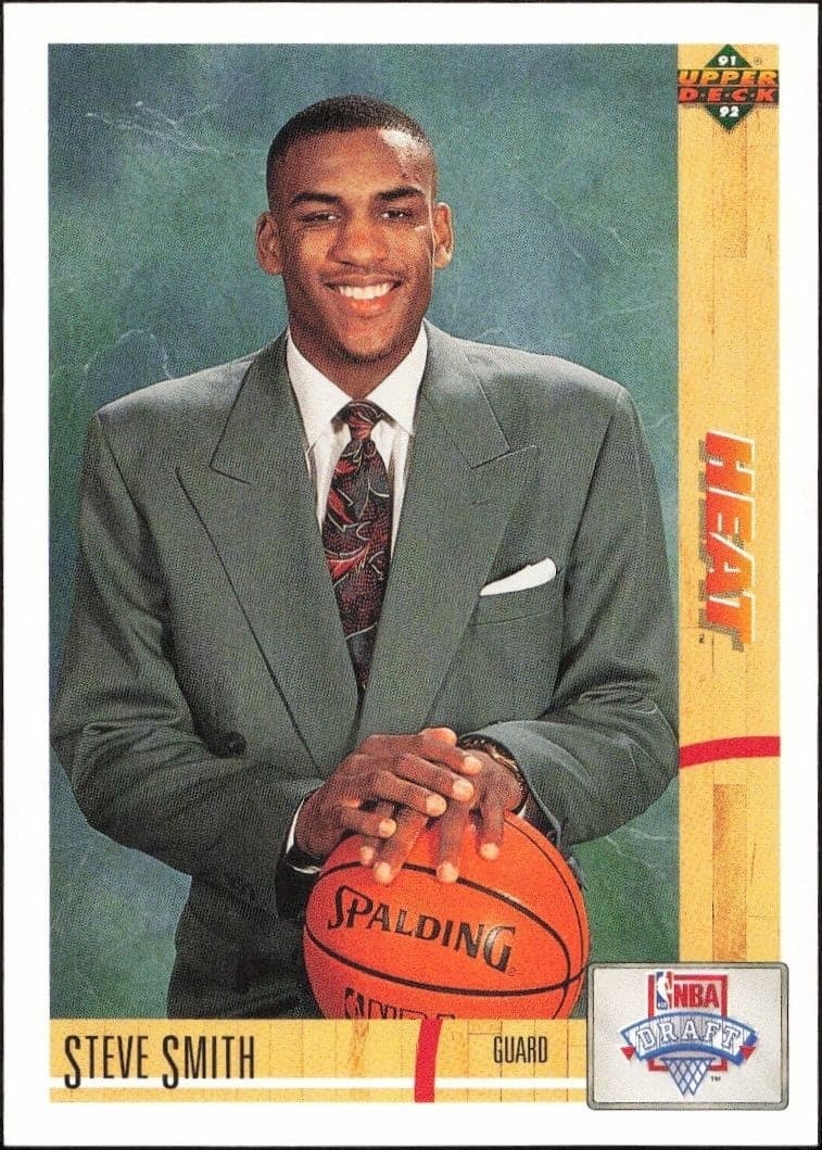 1991-92 Upper Deck Steve Smith #4 basketball trading card front