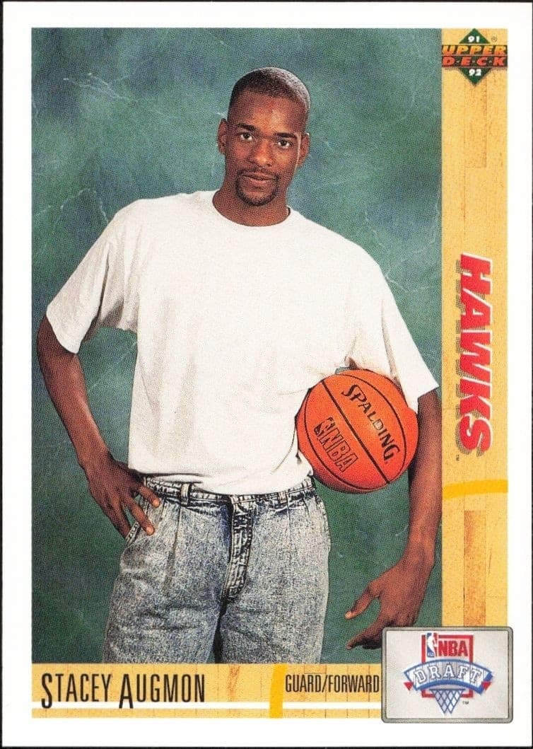 1991-92 Upper-Deck Stacey Augmon #5 trading card