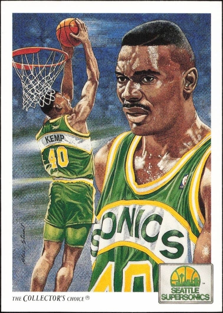 1991-92 Upper Deck Shawn Kemp #96 basketball trading card front