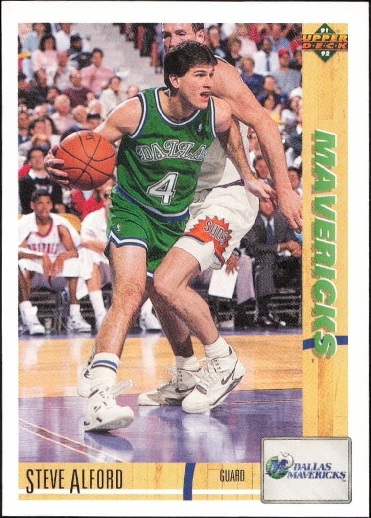 1991-92 Upper Deck Steve Alford #250 basketball trading card front