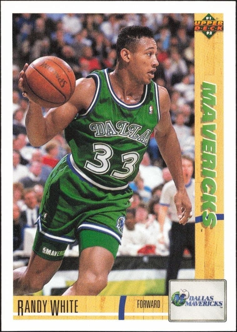 1991-92 Upper Deck Randy White #105 basketball trading card front