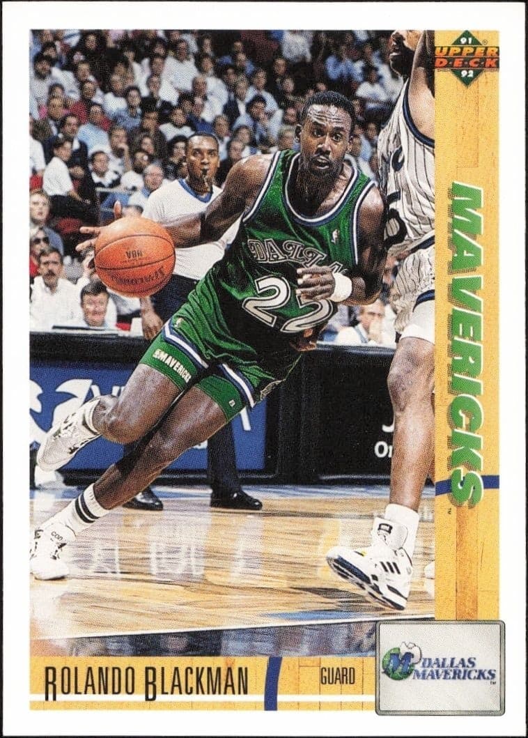 1991-92 Upper Deck Rolando Blackman #154 basketball trading card front