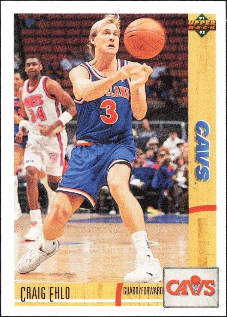 1991-92 Upper Deck Craig Ehlo #202 basketball trading card front
