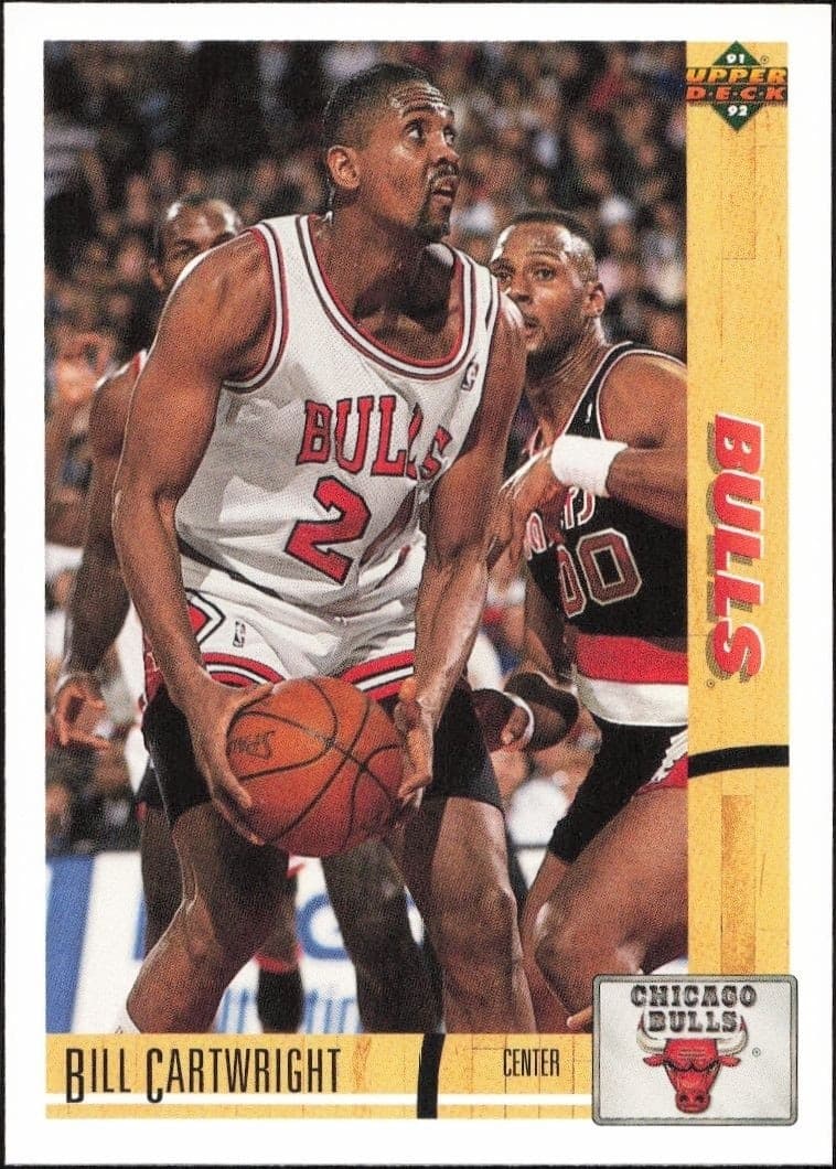 1991-92 Upper Deck Bill Cartwright #189 basketball trading card front