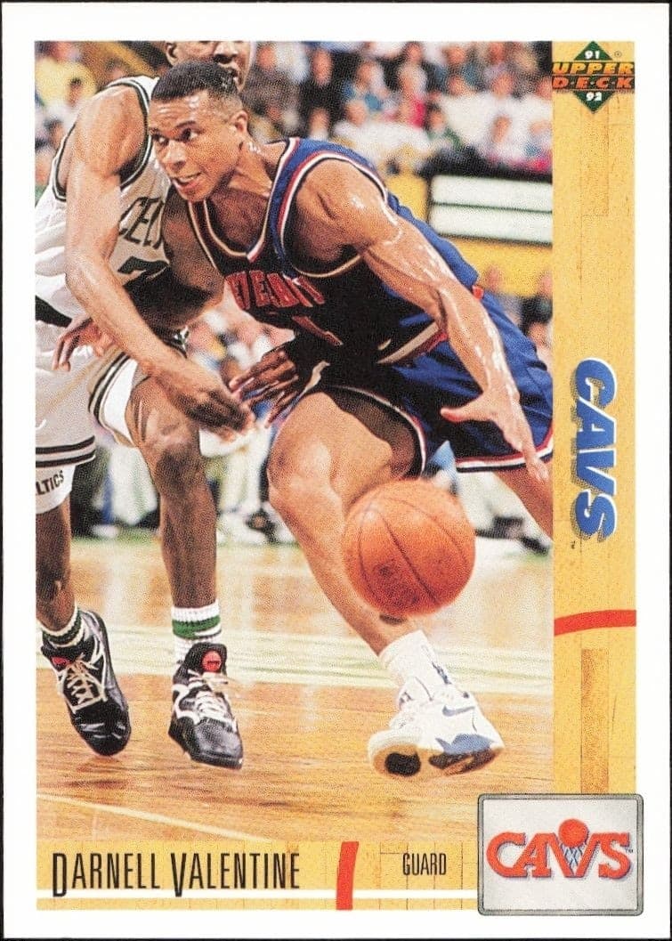 1991-92 Upper Deck Darnell Valentine #227 basketball trading card front