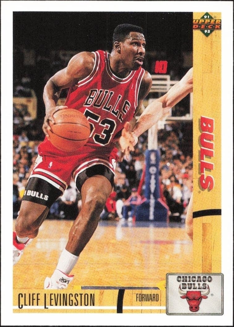 1991-92 Upper Deck Cliff Levingston #187 basketball trading card front