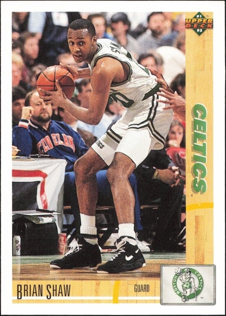 1991-92 Upper-Deck Brian Shaw #346 trading card