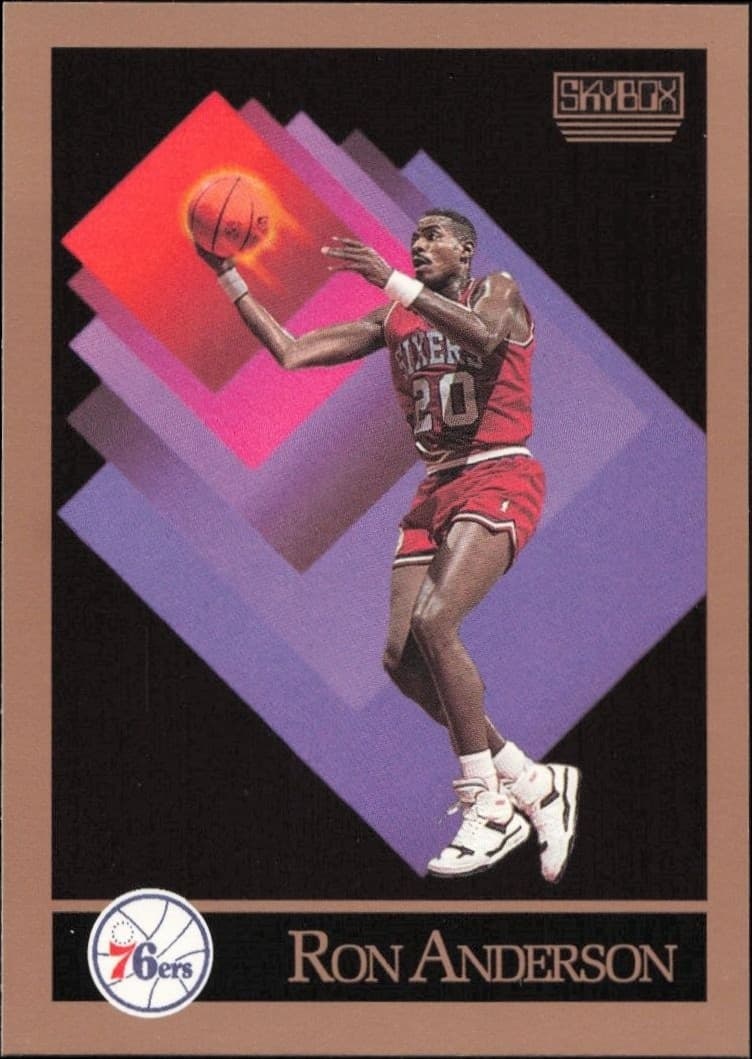 1990-91 Skybox Ron Anderson #210 trading card