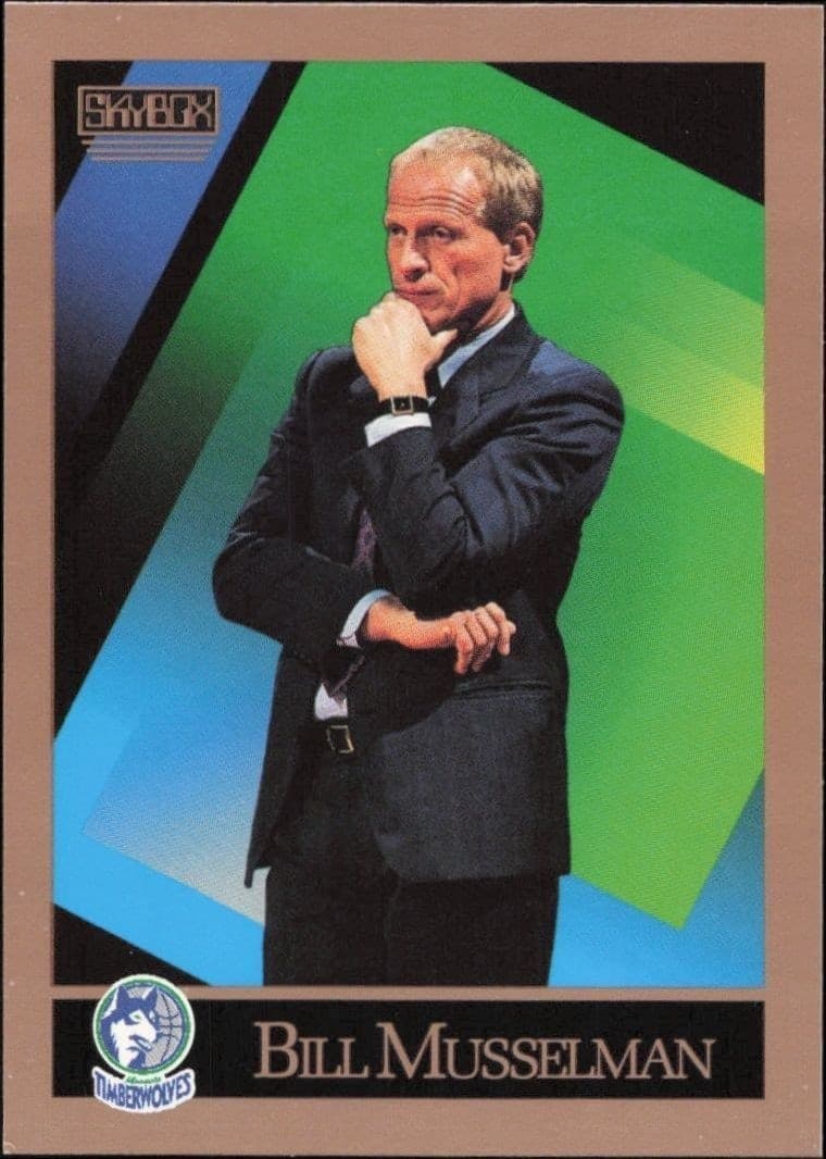 1990-91 Skybox Bill Musselman #316 basketball trading card front