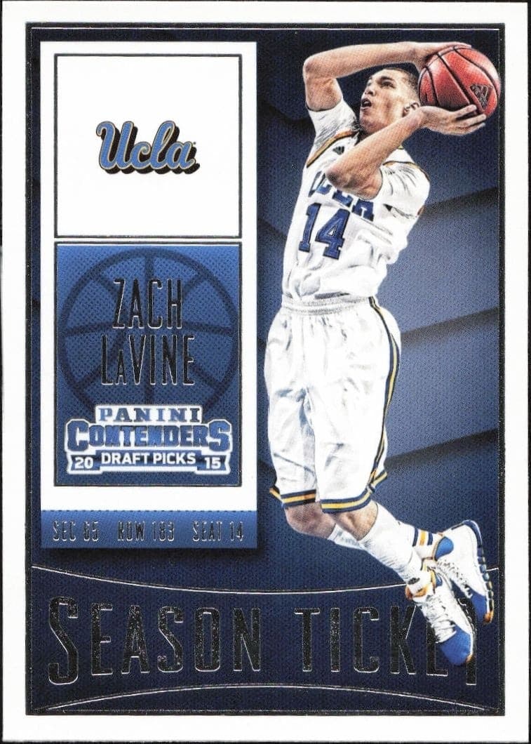2015-16 Panini Contenders Draft Picks Zach LaVine #99 basketball trading card front