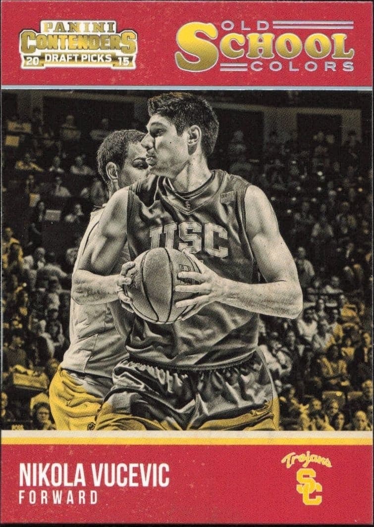 2015-16 Panini Contenders Draft Picks Nikola Vucevic #38 basketball trading card front