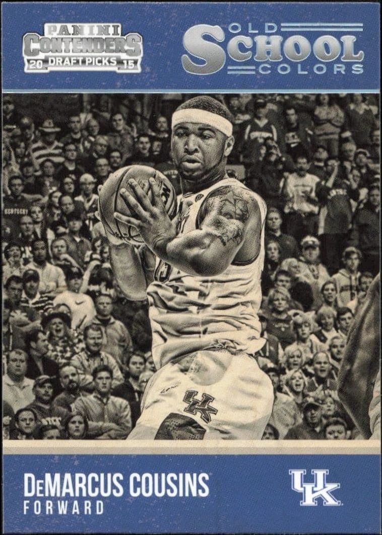 2015-16 Panini Contenders Draft Picks DeMarcus Cousins #8 basketball trading card front