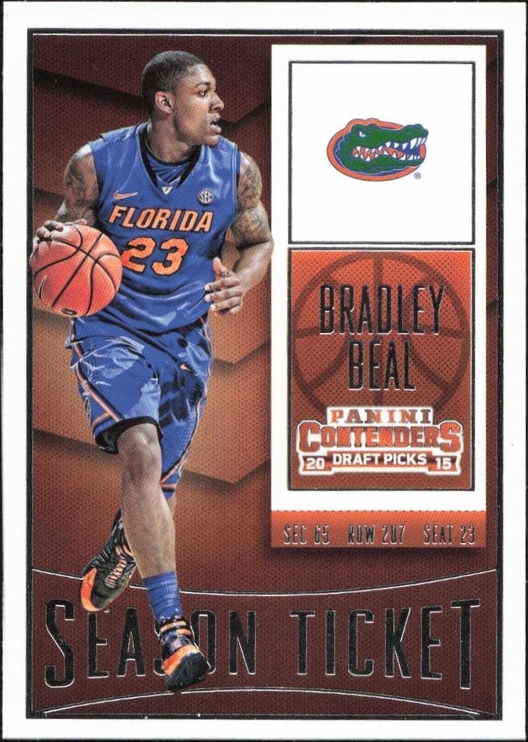 2015-16 Panini Contenders Draft Picks Bradley Beal #12 basketball trading card front
