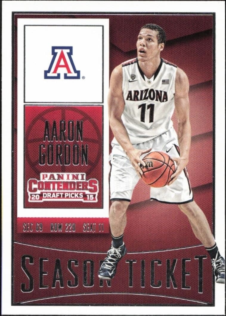 2015-16 Panini Contenders Draft Picks Aaron Gordon #2 basketball trading card front
