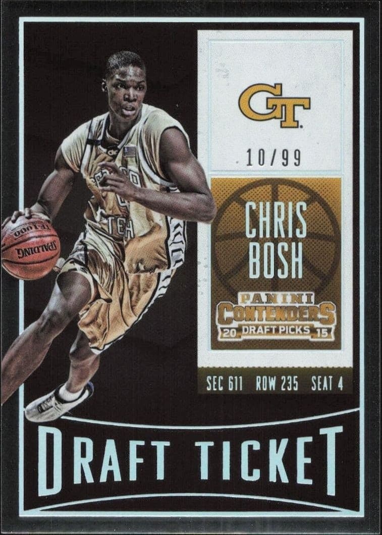 2015-16 Panini Contenders Draft Picks Chris Bosh #18 trading card
