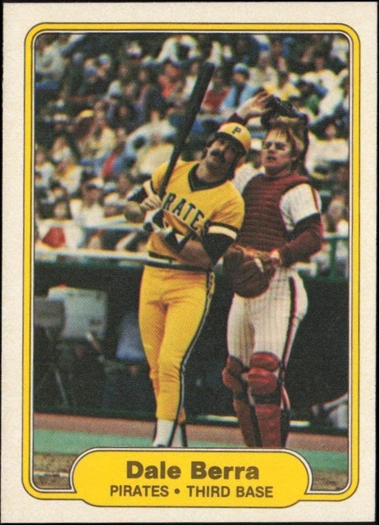 1982 Fleer Dale Berra #476 trading card