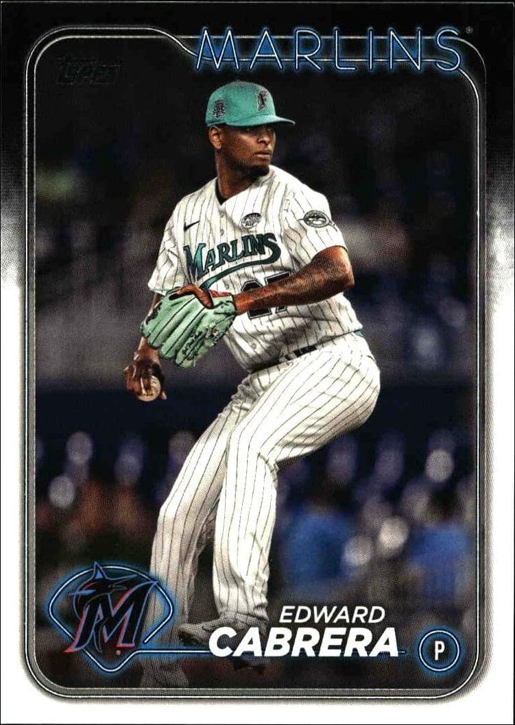 2024 Topps Series 2 Edward Cabrera #465 trading card