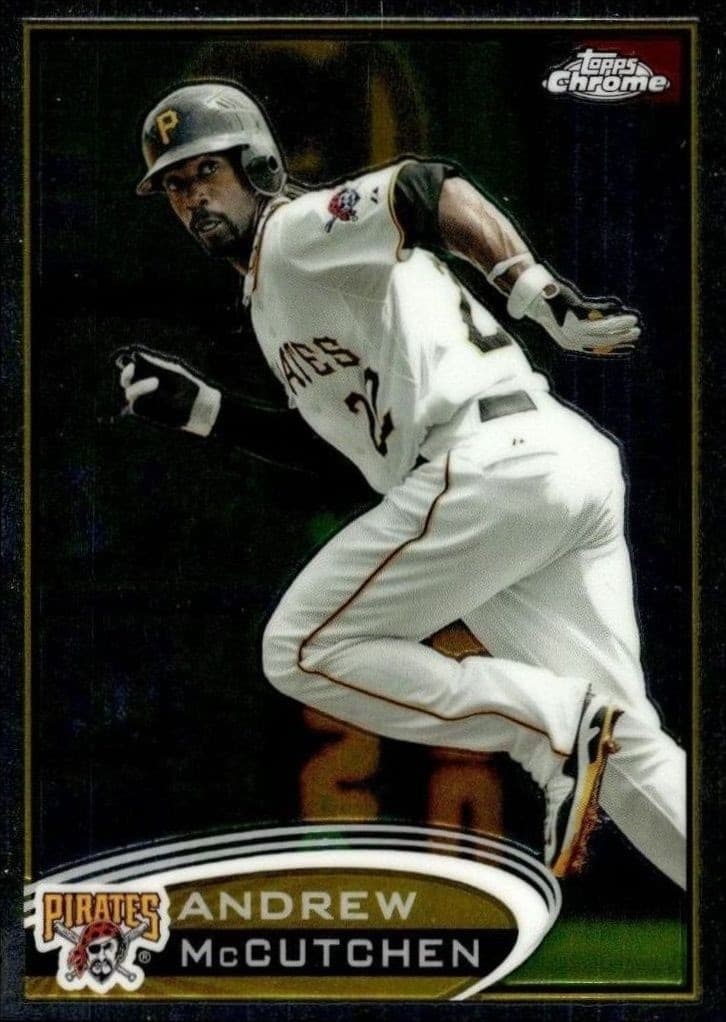2012 Topps Chrome Andrew McCutchen #38 trading card