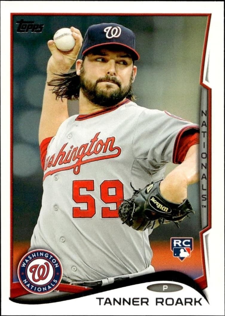2014 Topps Series 2 Tanner Roark #602 trading card