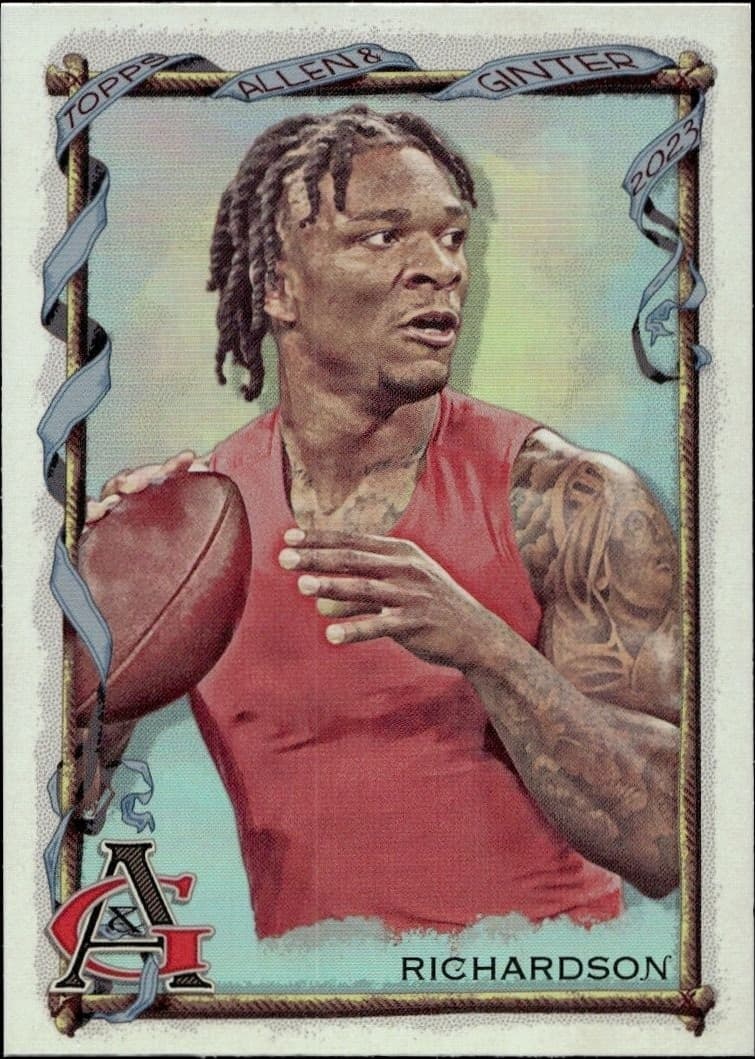 2023 Topps Allen & Ginter Anthony Richardson #107 trading card