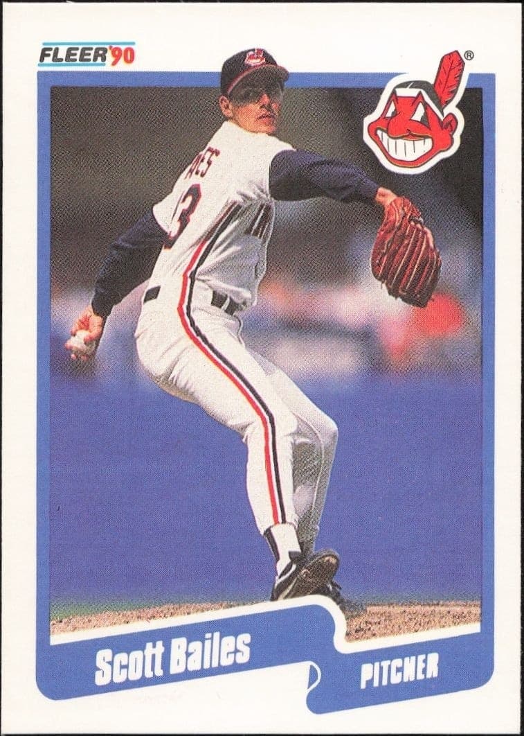 1990 Fleer Scott Bailes #484 trading card